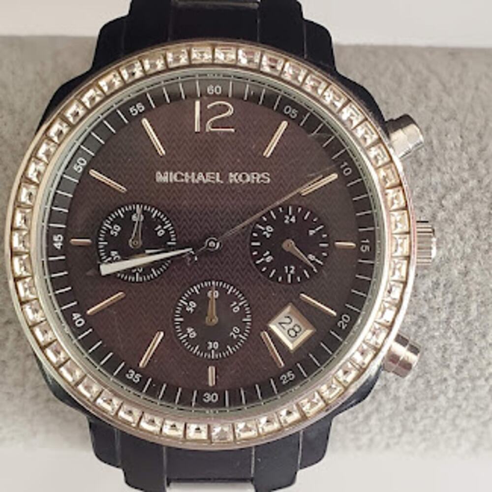 Michael Kors Black and Gold Women's Watch